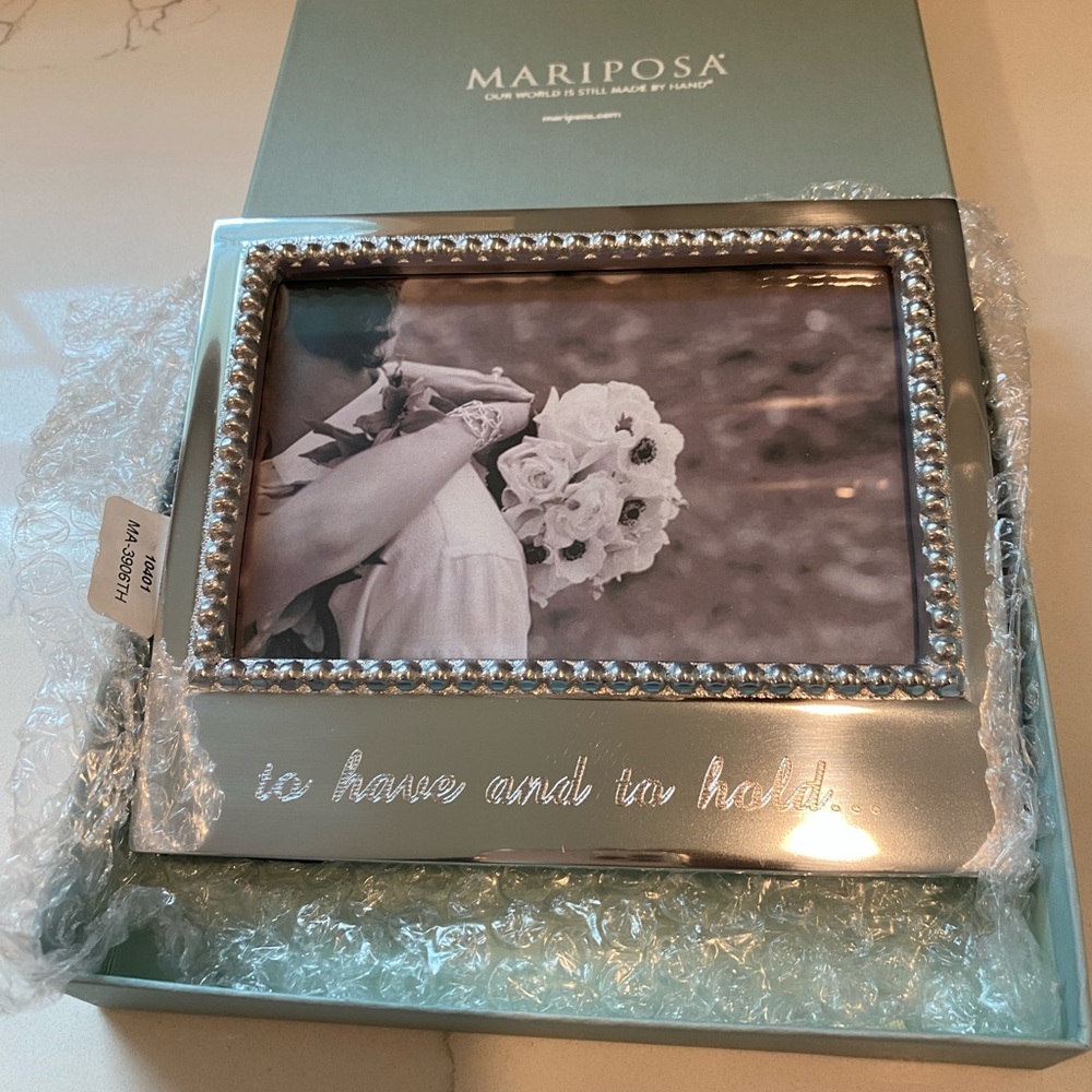 Mariposa Silver Picture Frame